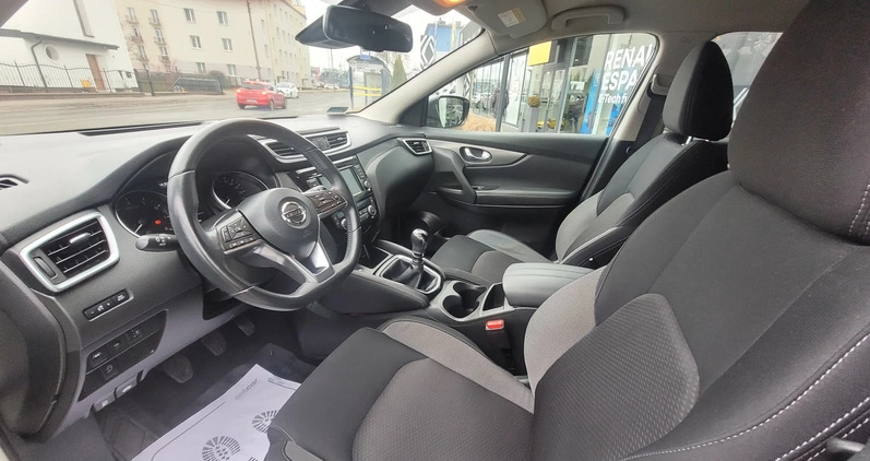 Nissan Qashqai cena 81500 przebieg: 71502, rok produkcji 2019 z Myślibórz małe 137